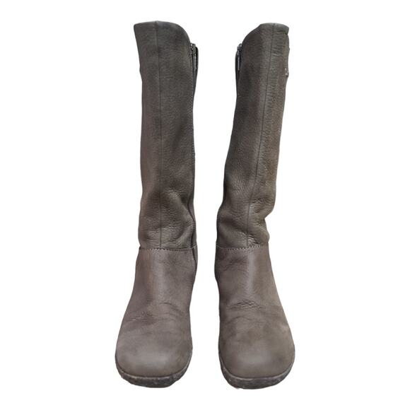 Timberland Paxton Olive Gray Green Suede Leather Mid Calf Boots Size 7 1/2 M - Picture 2 of 5